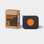 Portable Wipes Dispenser: A Splash of Orange for Organized On-the-Go Living